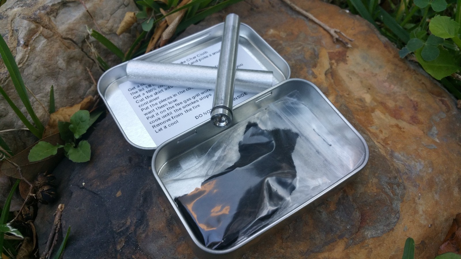 Altoid Tin Fire Piston Kit Camping Hunting Survival Prepper Scouts Ships FREE*