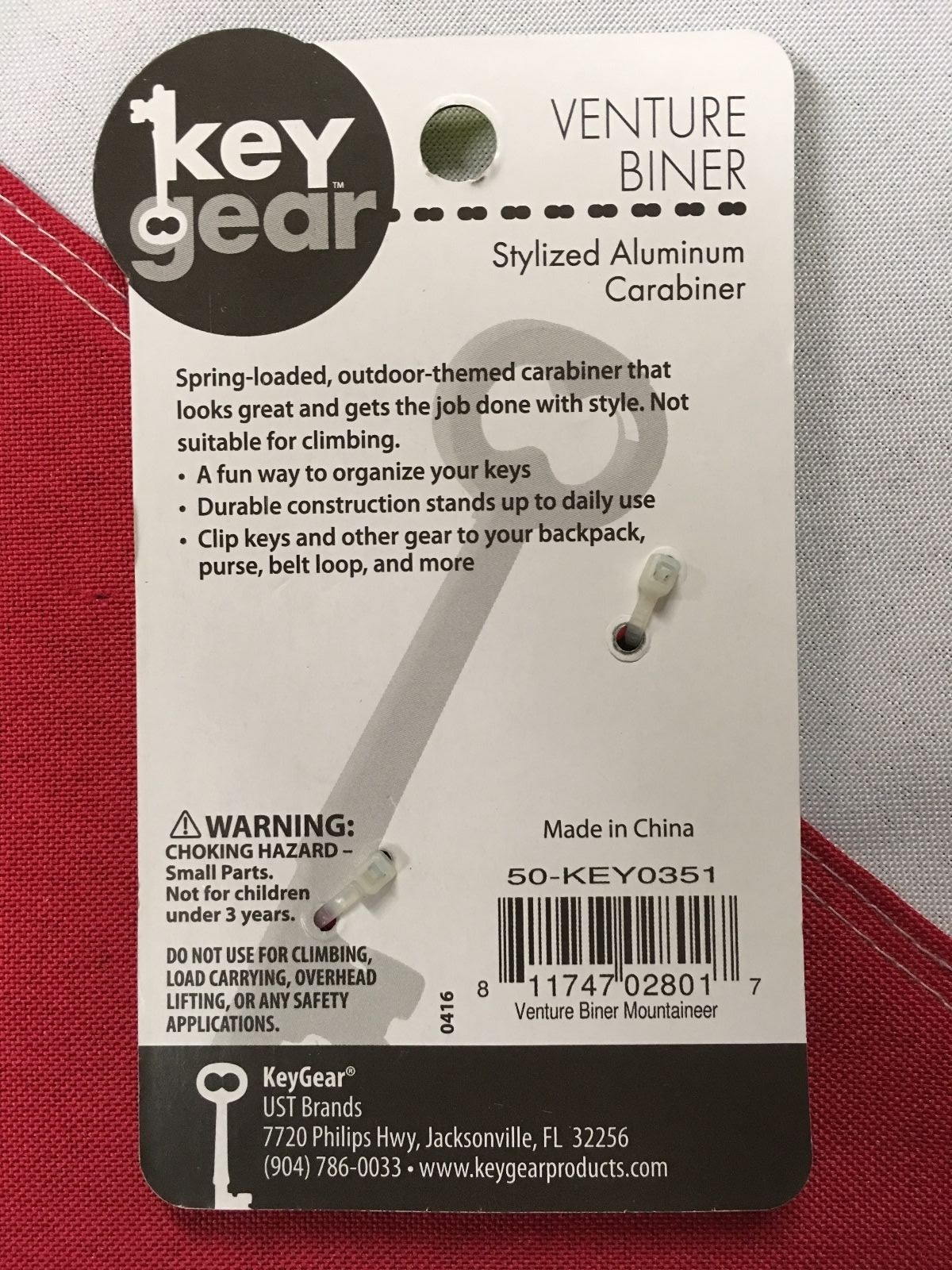 Venture Biner mountain climb bug out emergency tactical Gift Key gear UGET2 UST