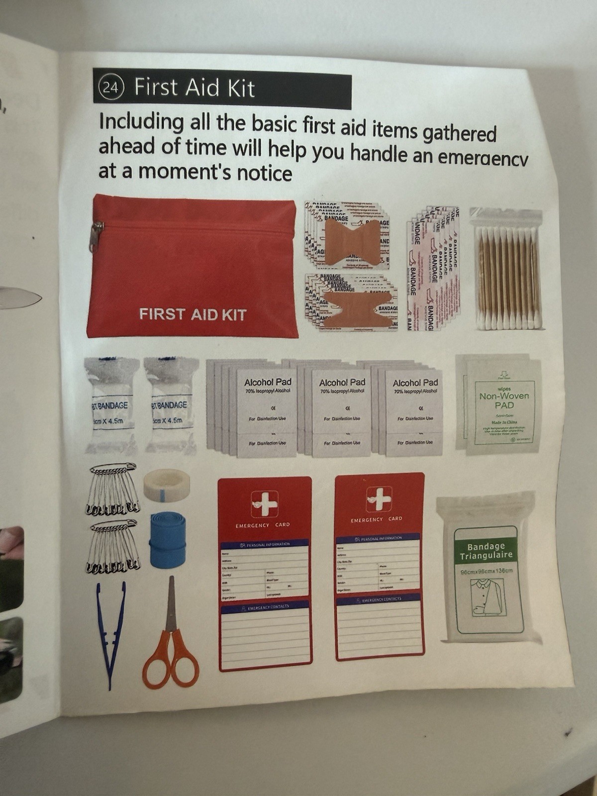 318 Piece Set Emergency Survival Kit First Aid Bug Out Military Kit