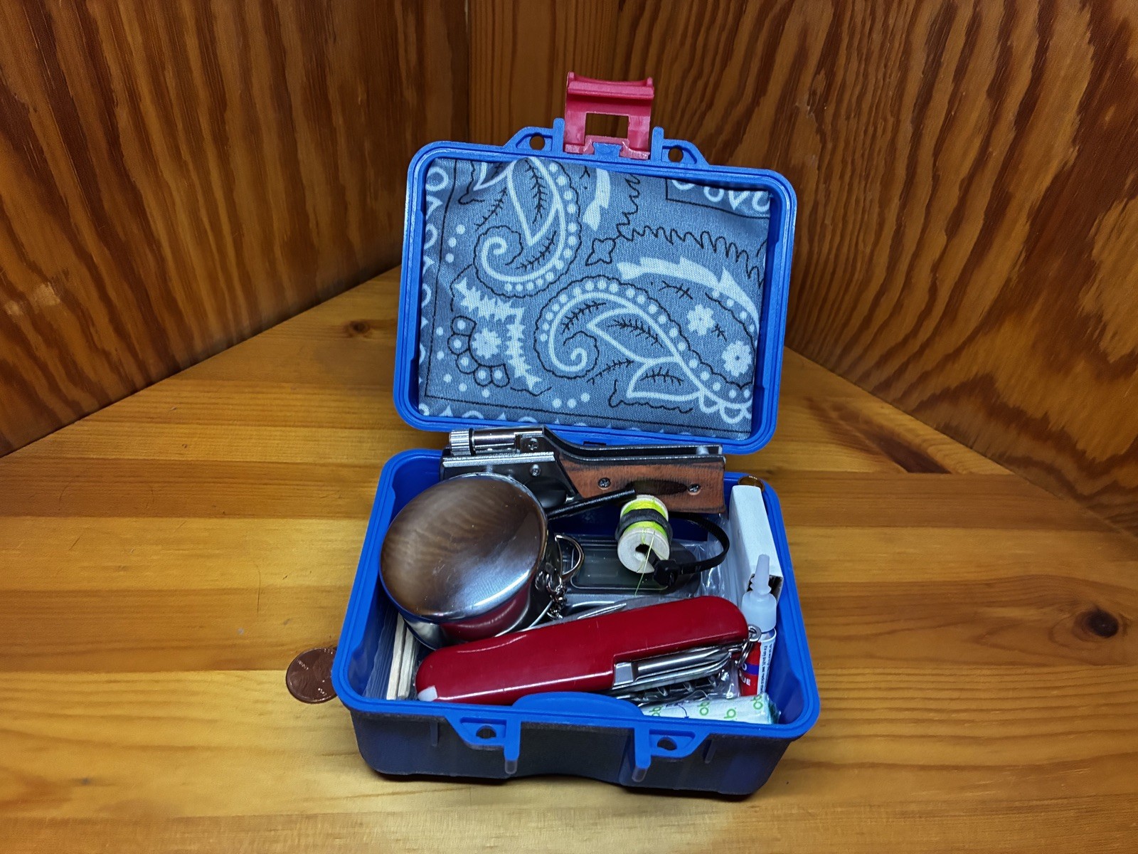 Survival Kit with Radio and Knife Camping Fishing Emergency Prep EDC
