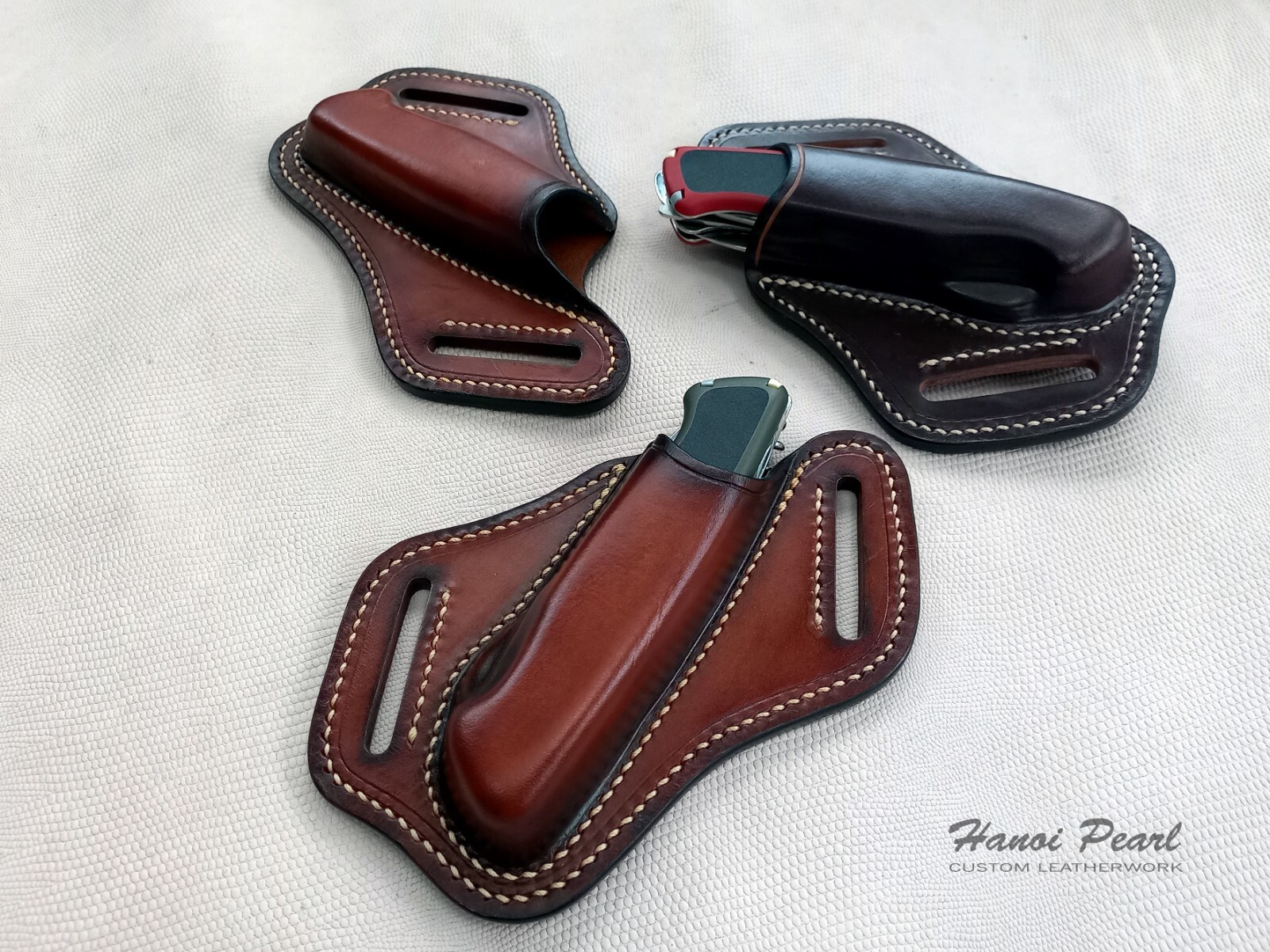 Custom Leather Sheath for Victorinox / Wenger RangerGrip 78, 79, 178, 179
