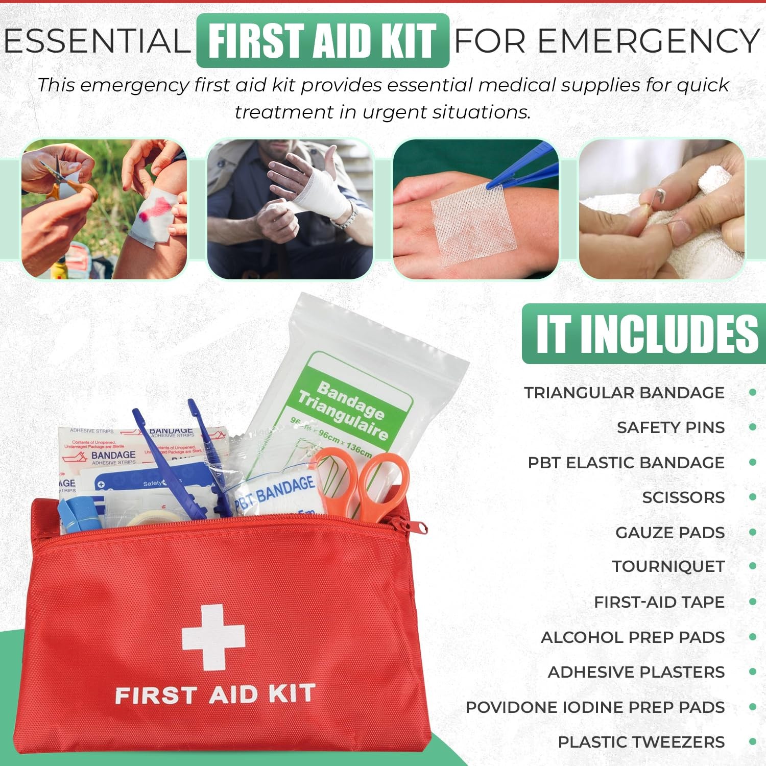 Alertoa Survival Kit – Survival Gear And Supplies Camping Gear 75-Piece 18-In-1