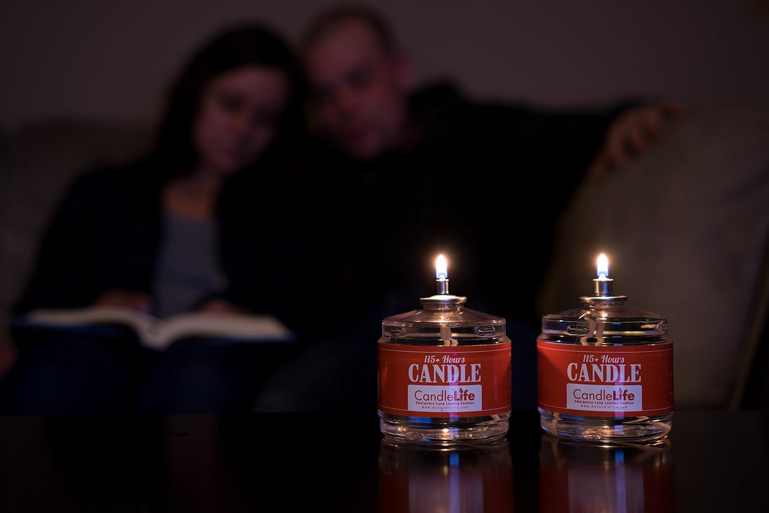 115-Hour Emergency Survival Candles – Long Burning, Unscented, Clean Burning Liq