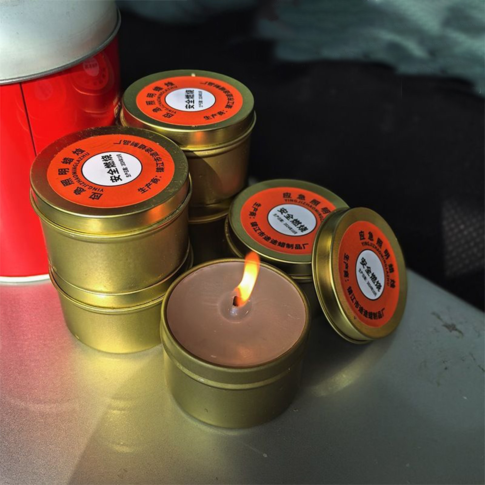 Candle Survival Smokeless Candles For Power Outages Set Of 10 Odorless