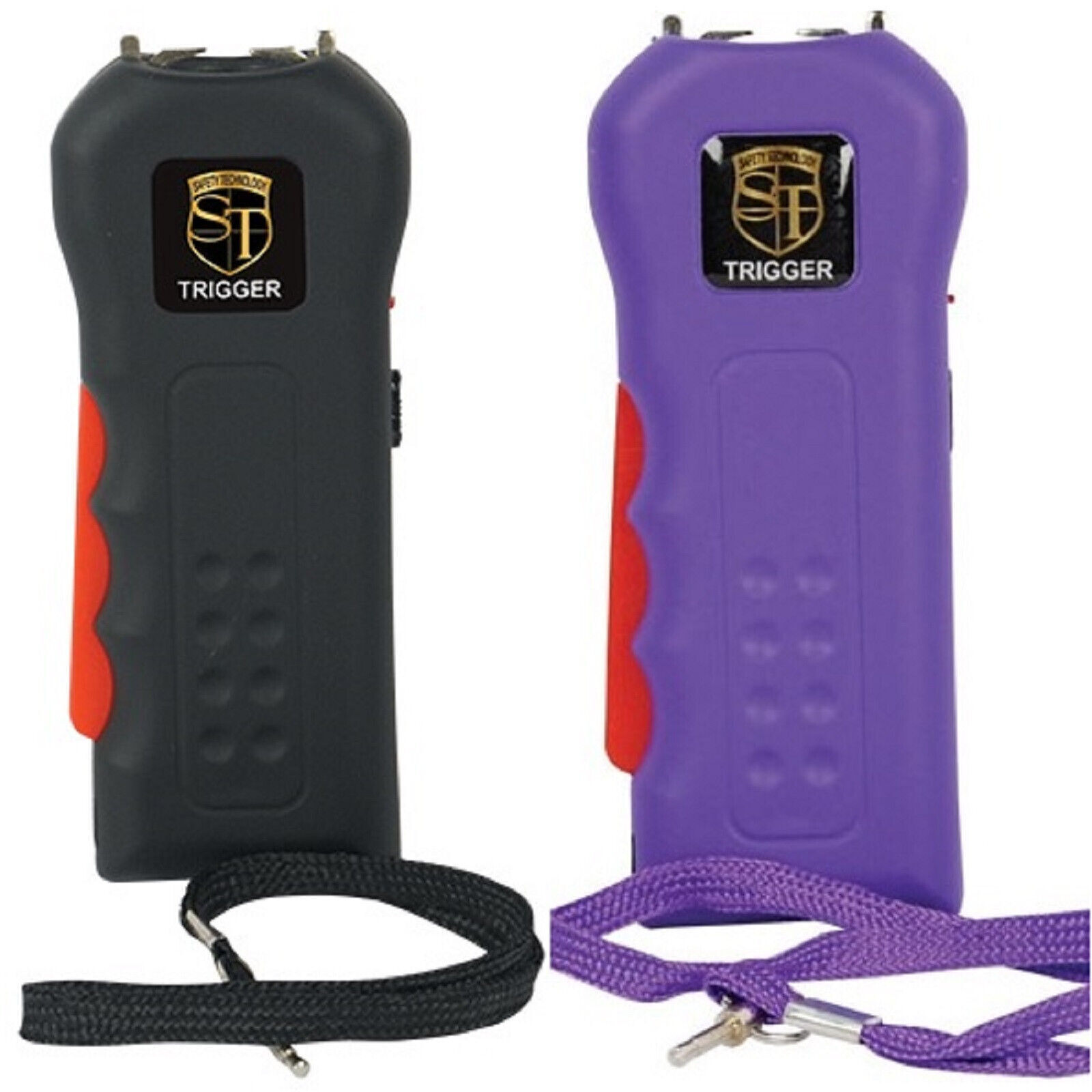 Safety Technology TRIGGER Stun Gun Rechargeable 75 Mil Volts LED Flashlight+Case