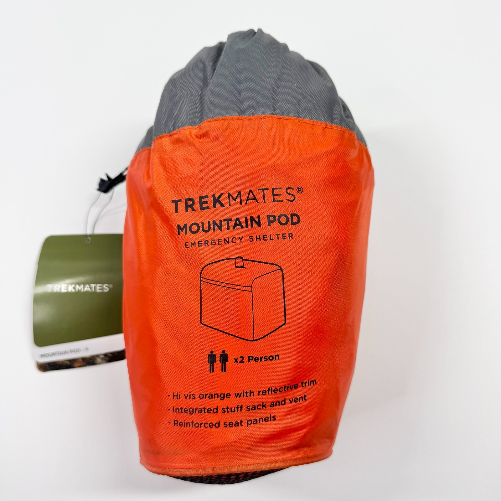Trekmates Trek Mates Mountain Pod Emergency Shelter 2 Person Orange Brand New