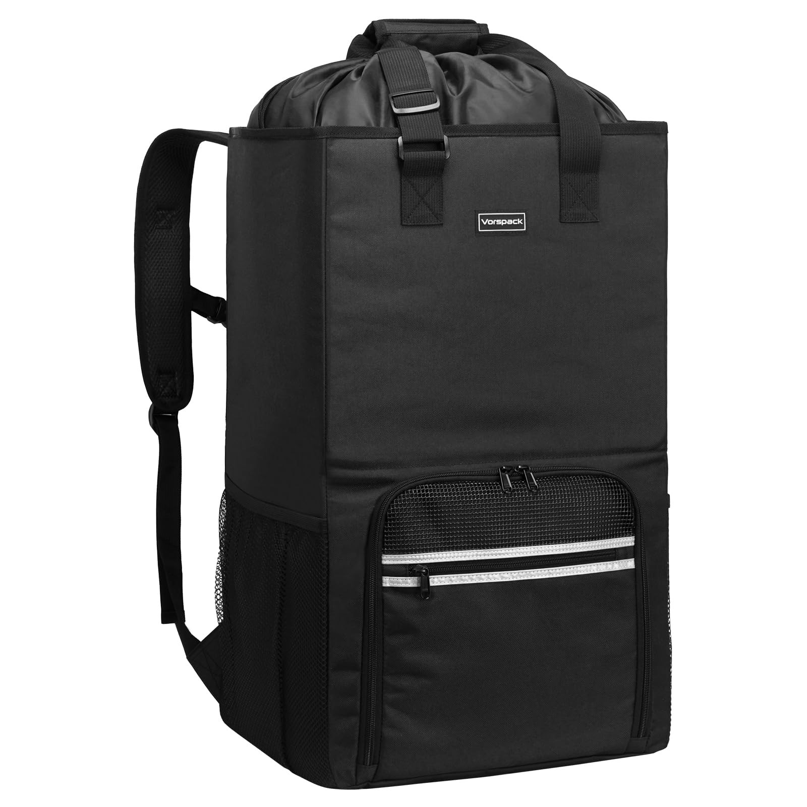 Vorspack Laundry Bag Backpack – Extra Large Bags with Large, Black