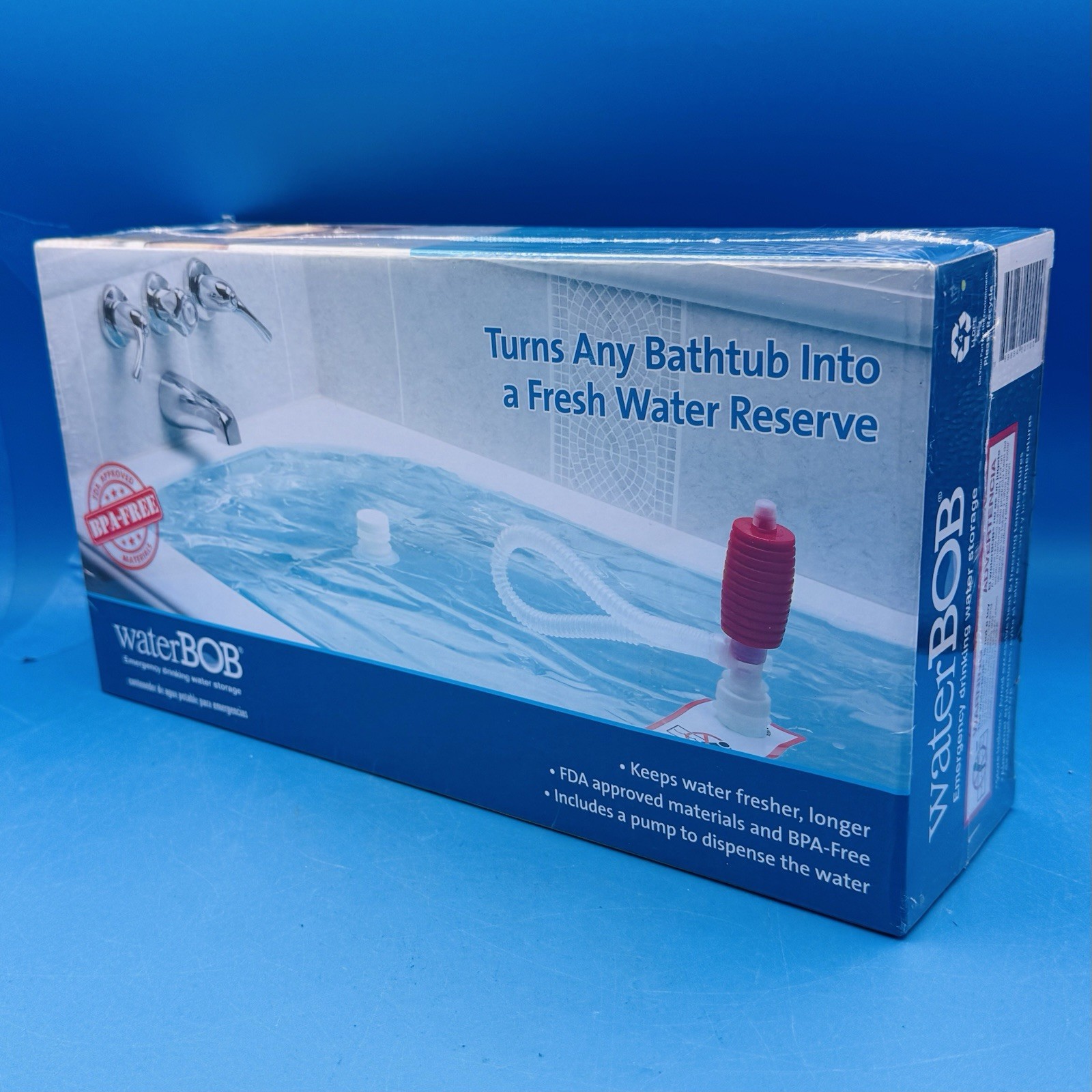 WaterBOB Emergency Drinking Water Storage 100 Gallon BPA-Free Brand New / Sealed