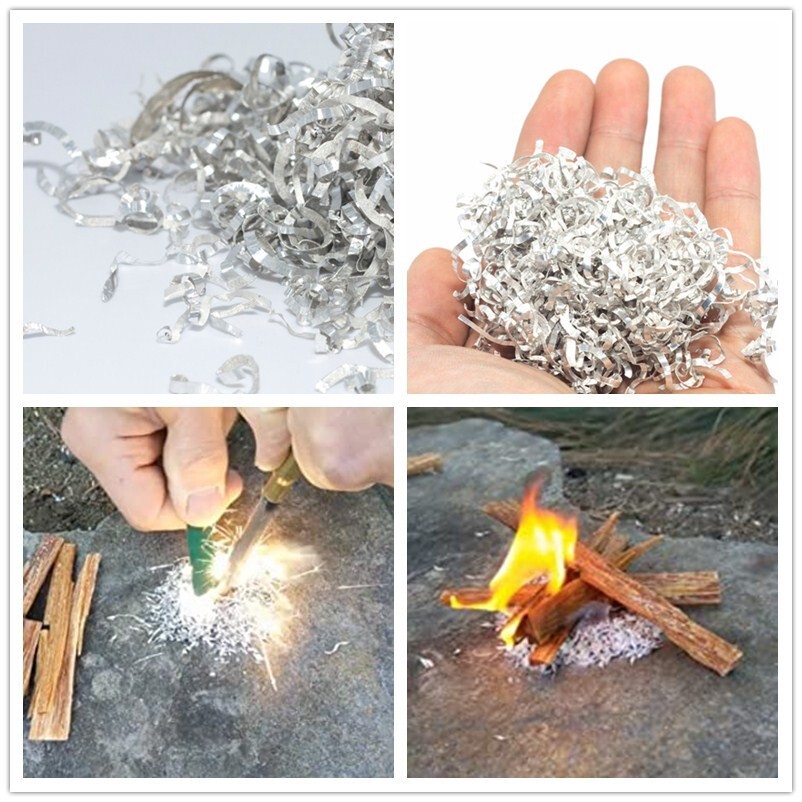 4 Bags Magnesium Shavings Pure 99.99% Emergency Fire Starter for BBQ
