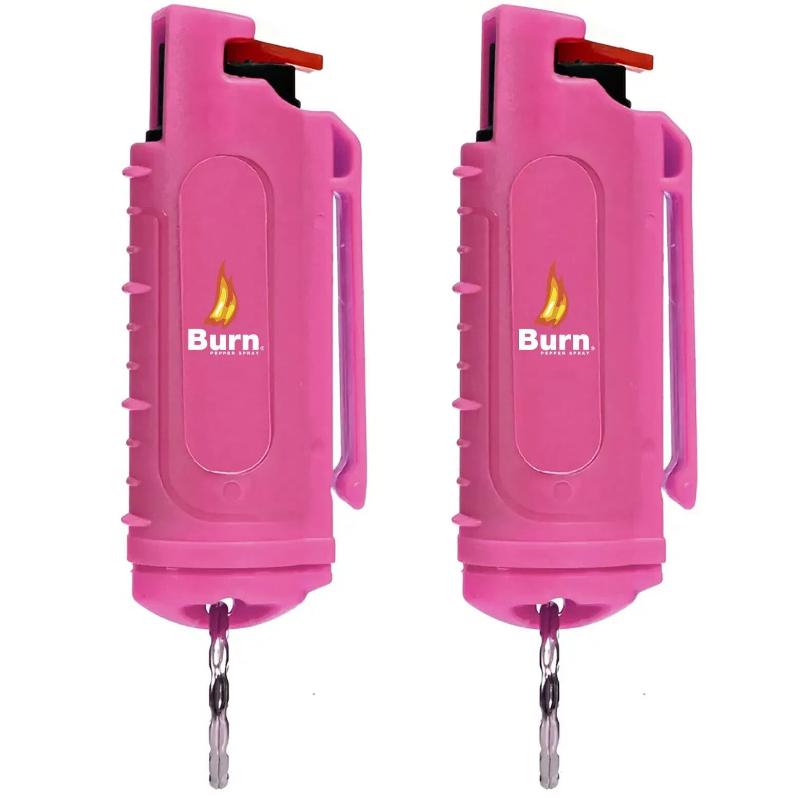 2 Pack Burn Pepper Spray 1/2oz Women Self Defense Security Pink