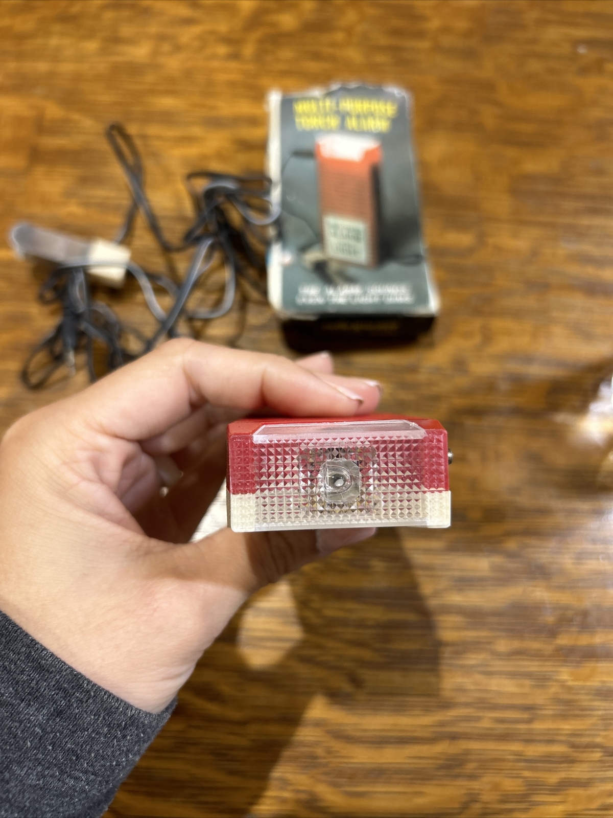 Vintage Multipurpose Torch Alarm And Burglar Alarm With Light