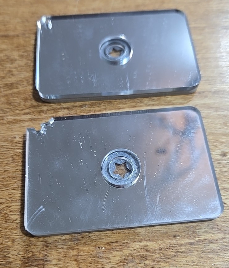 UST StarFlash Micro Signal Mirror w/ Targeting Star Lightweight Compact Lot of 2