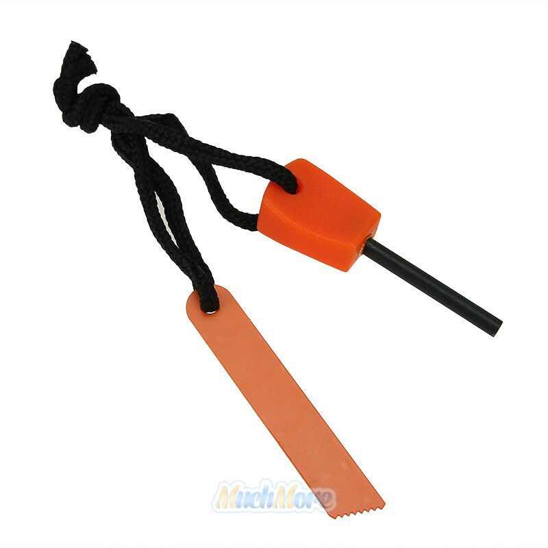 20x Fire Starter Flint Steel Striker Survival Kit Ferro Rod Camping Outdoor Tool