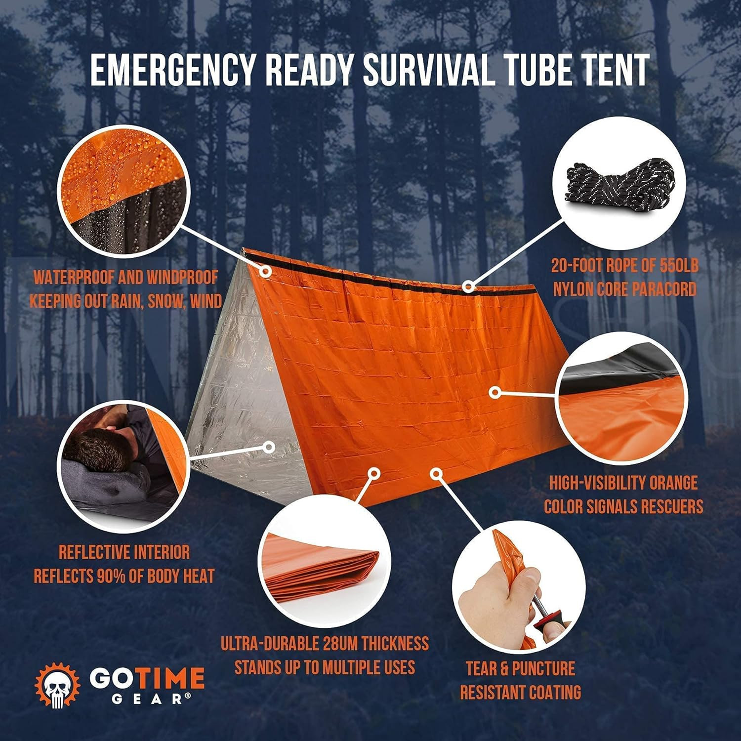 – Life Bivy Thermal Bivvy and Life Survival Shelter – Emergency Sleeping Bags an