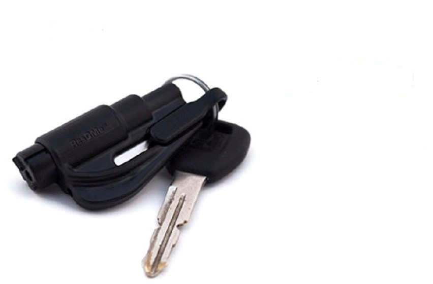 NEW Kroll Black RESQME Keychain Window Breaker Rescue Tool