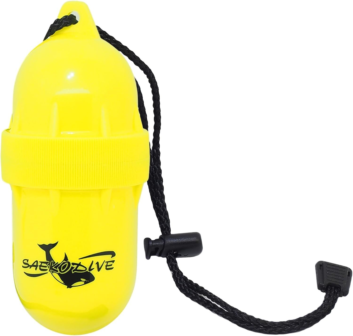Cylinder Dry Box with Lanyard – Waterproof Container, Watertight Key Pouch Ho…