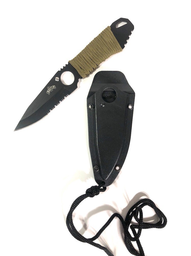 Lg Awesome Survival Knife + Fixed Bld Stainles Cool Knife + Flint Fire Striker