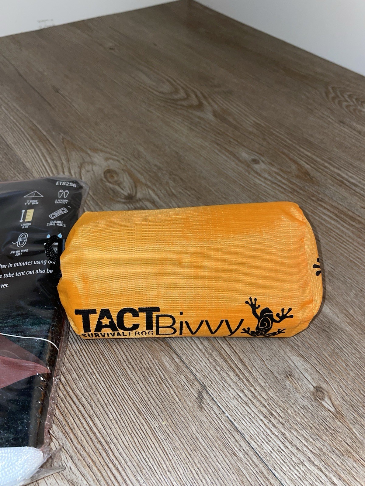 Orange TACT Bivvy Emergency Survival Sleeping Bag & Emergency Tube Tent Survival