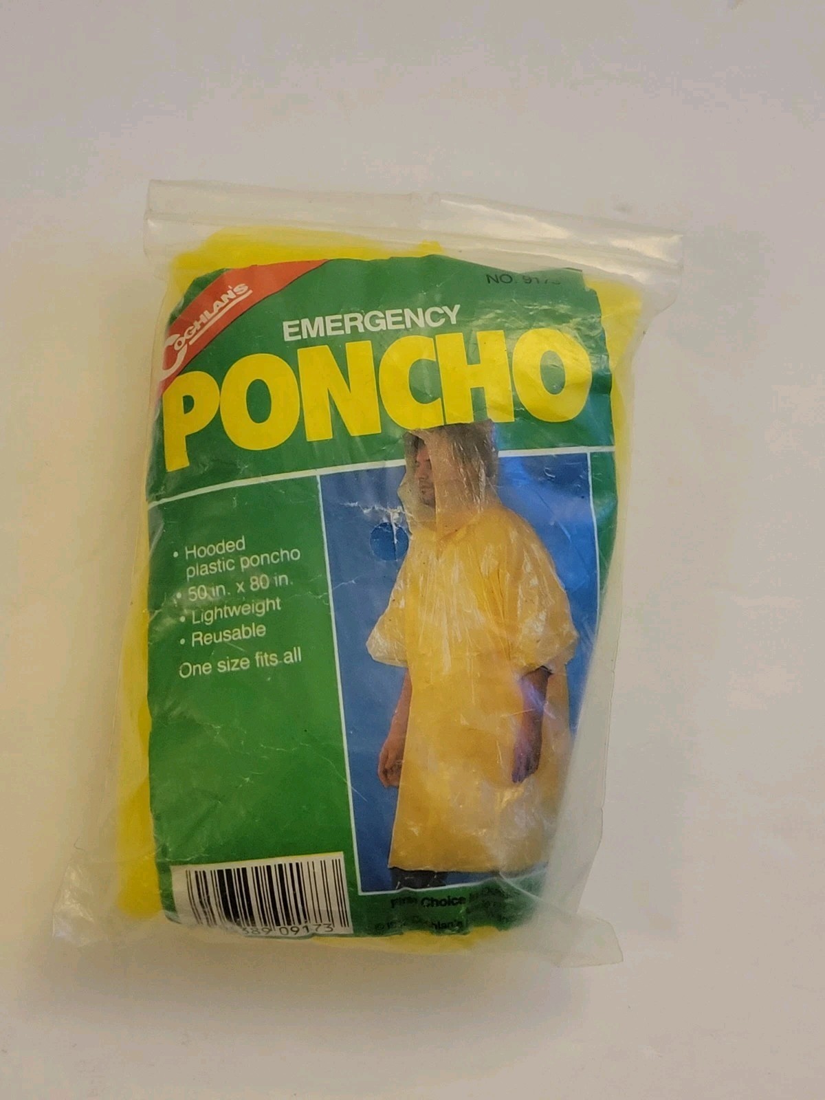 Yellow Emergency Poncho 50″ x 80″ New