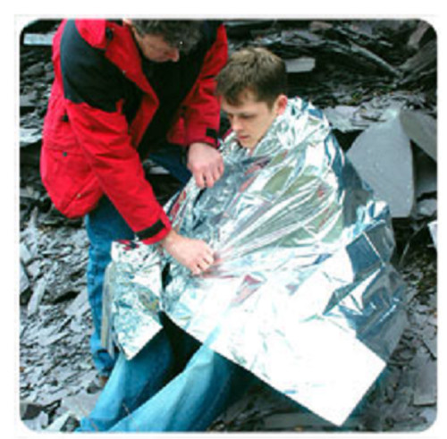 2 Emergency Survival Blanket Camping Hiking First Responder First Aid SOS Mayday