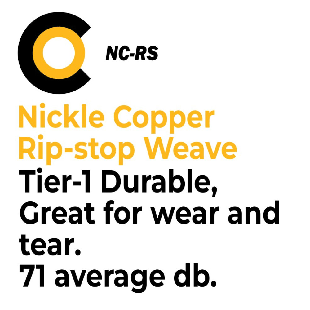 Faraday Cyber NC-RS EMF RF Shielding Nickel Copper Fabric Roll 54″ x1′