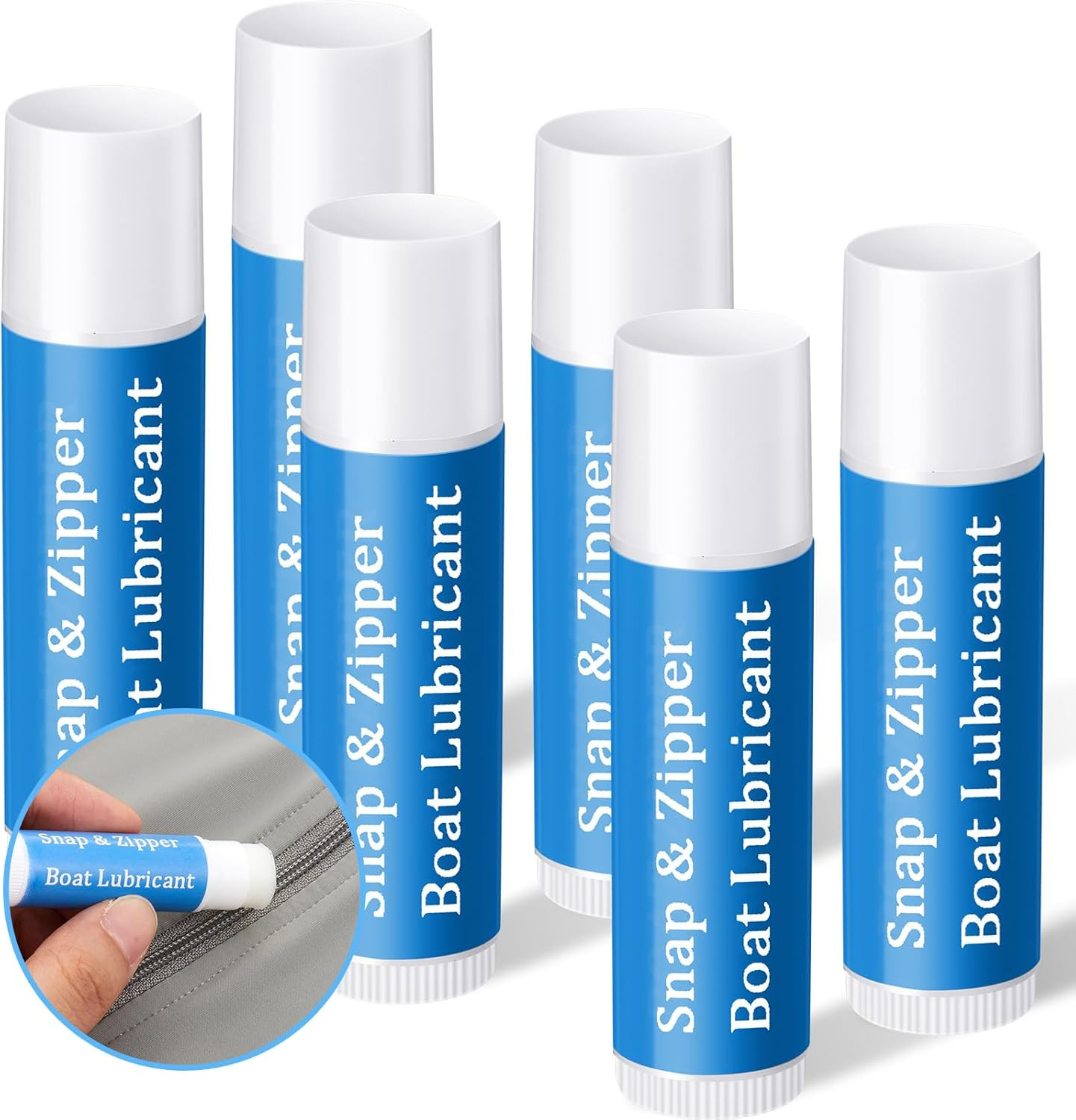 Snap and Zipper Lubricant, Wax Marine Lube Maintenance Supplies for Boat Vinyl P