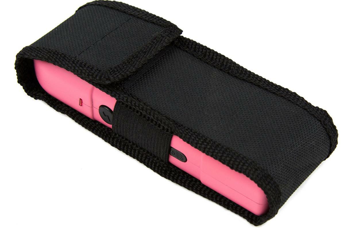 POLICE Stun Gun 628-700 BV Rechargeable LED Flashlight Siren Alarm Pink