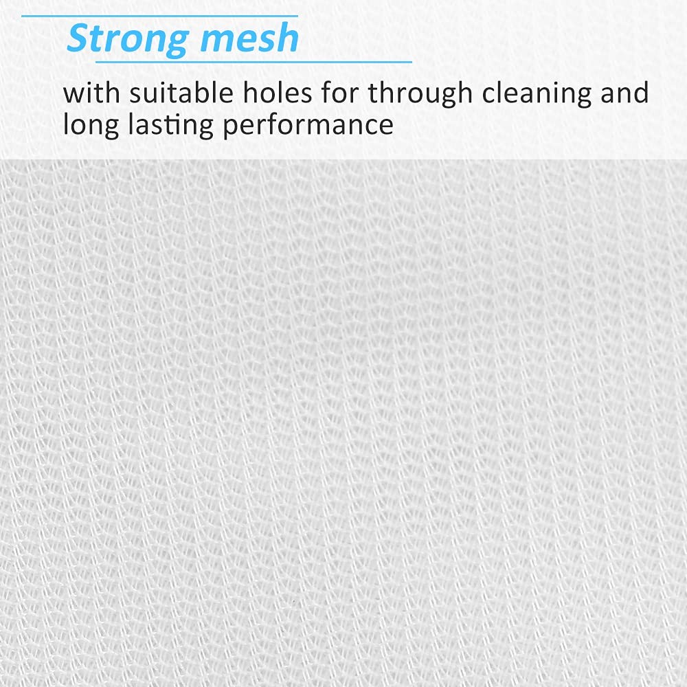 GOGOODA Mesh Laundry Bags for Delicates Durable Protective Wash 3M, White