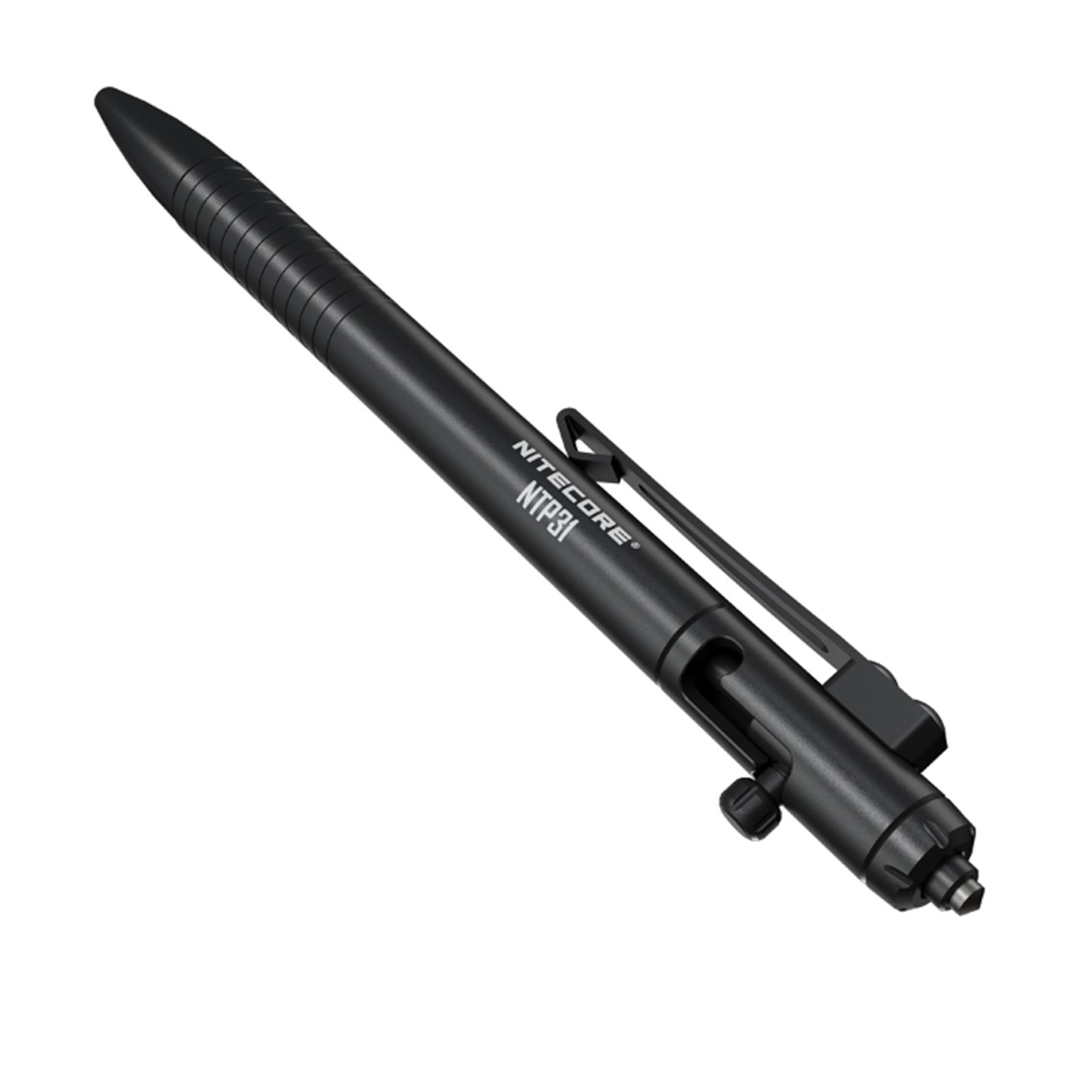 NITECORE NTP31 Bolt Action Aluminum Alloy Tactical Pen W/ Tungsten Glass Breaker