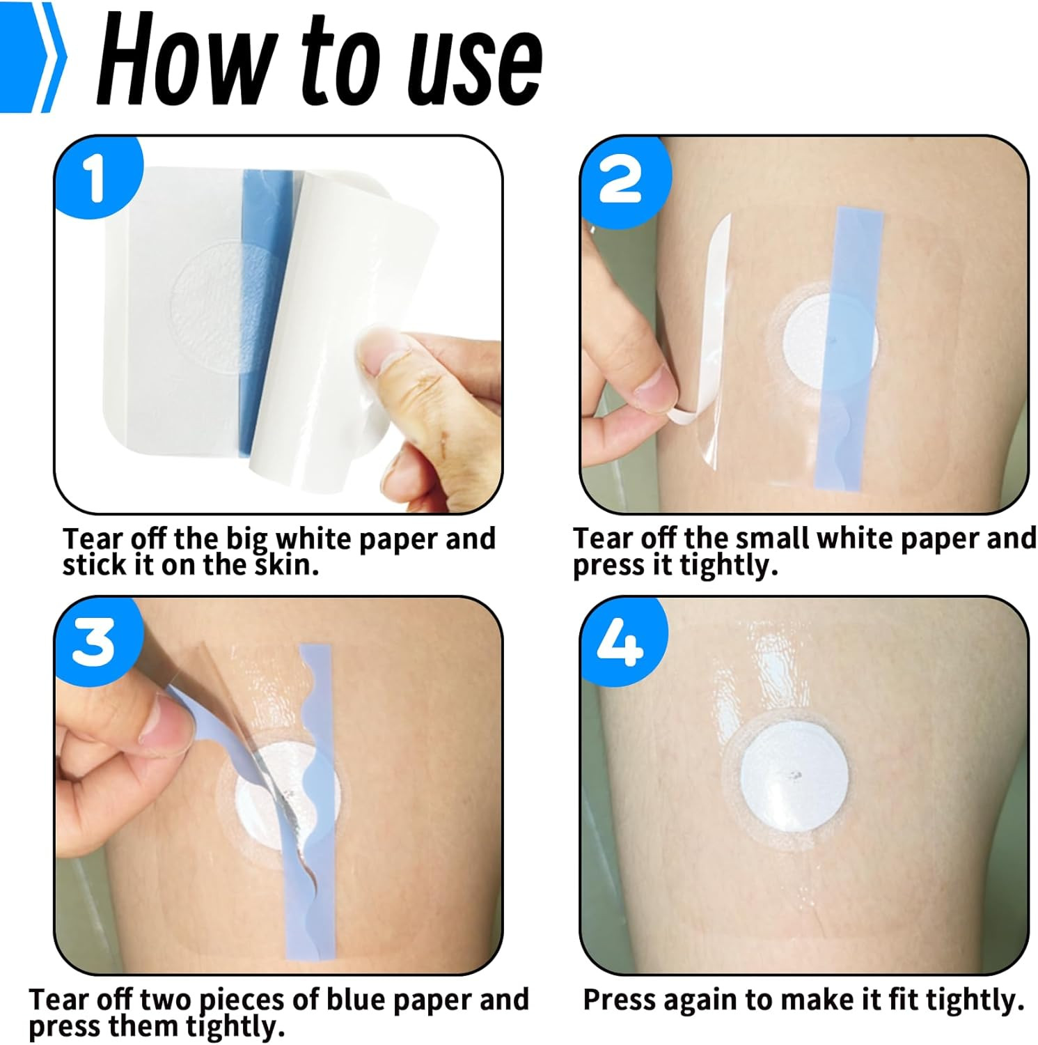 Waterproof Sticker for Freestyle Libre 3 Sensor Covers-50 PCS Waterproof for Fre