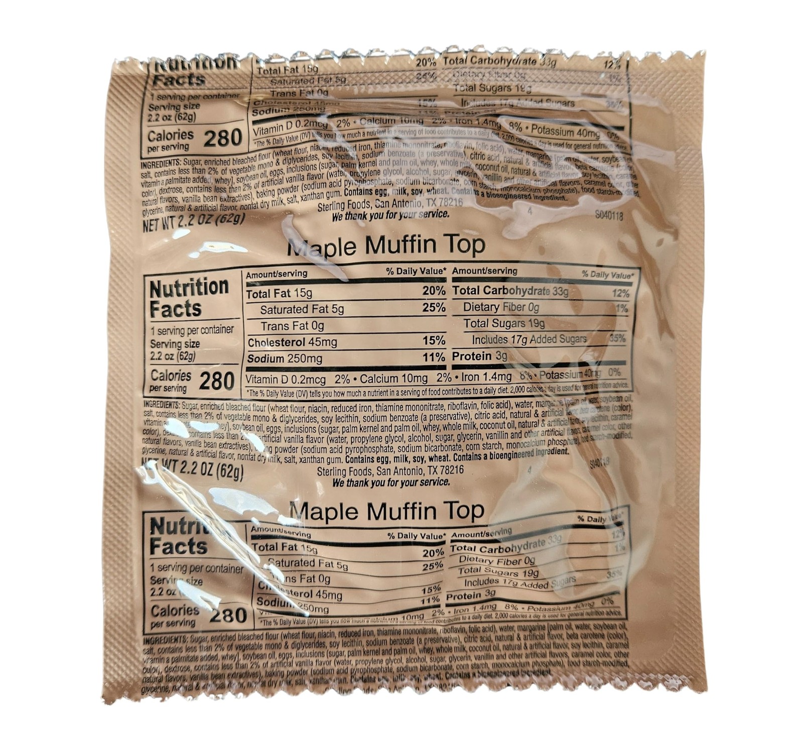 12 Pack MRE Desserts (12 Dessert Sampler) 12 Count