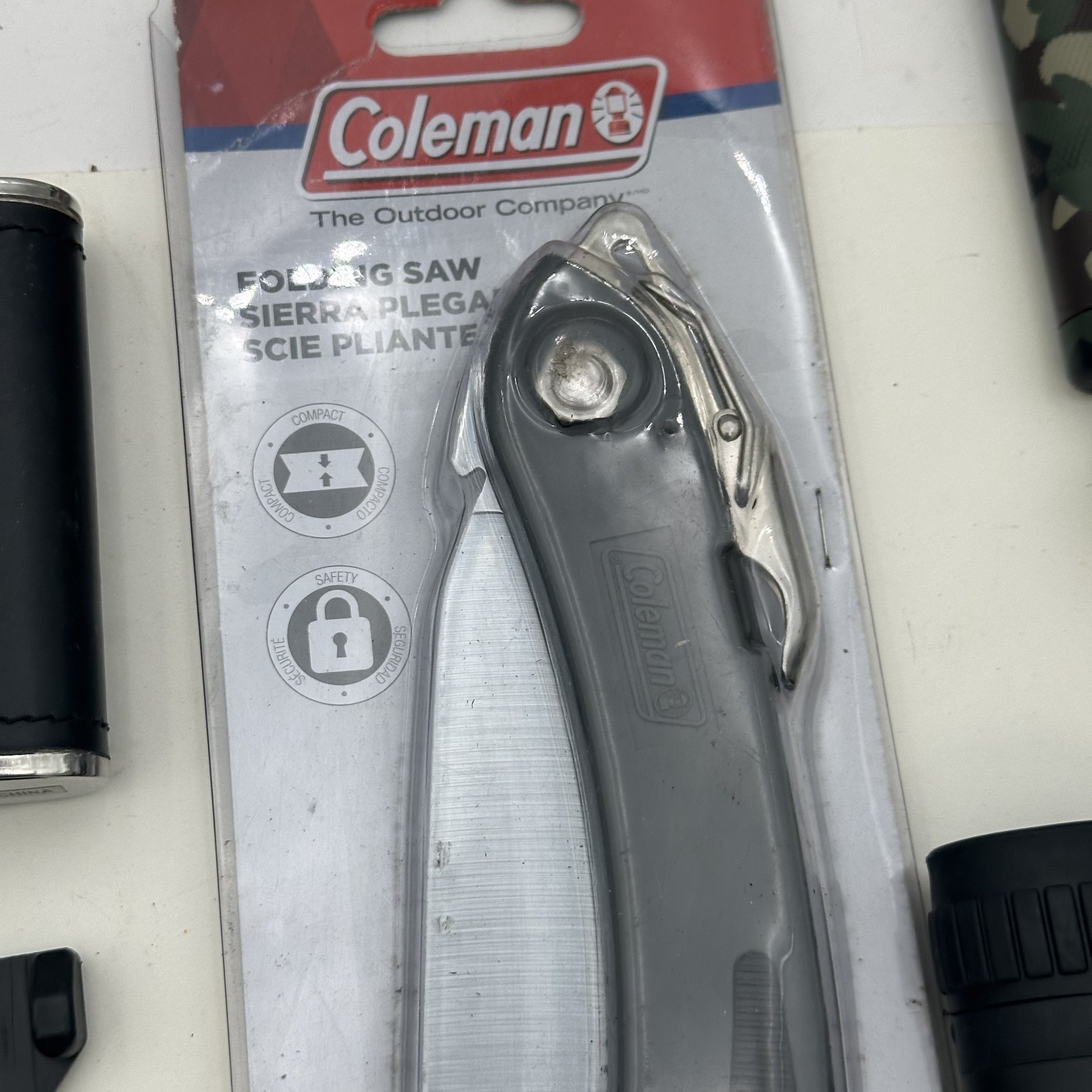 Lot of 16 Misc Camping Fishing Survival Gear Equipment Sheathes Sharpener Knives