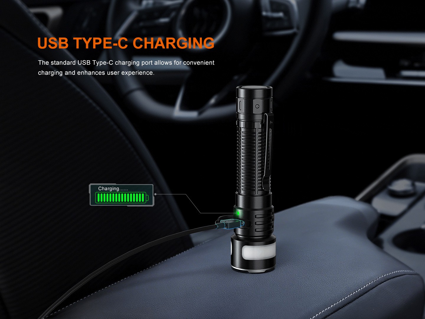 Fenix LD35R 1800 Lumens Multi-Color USB-C Rechargeable Flashlight