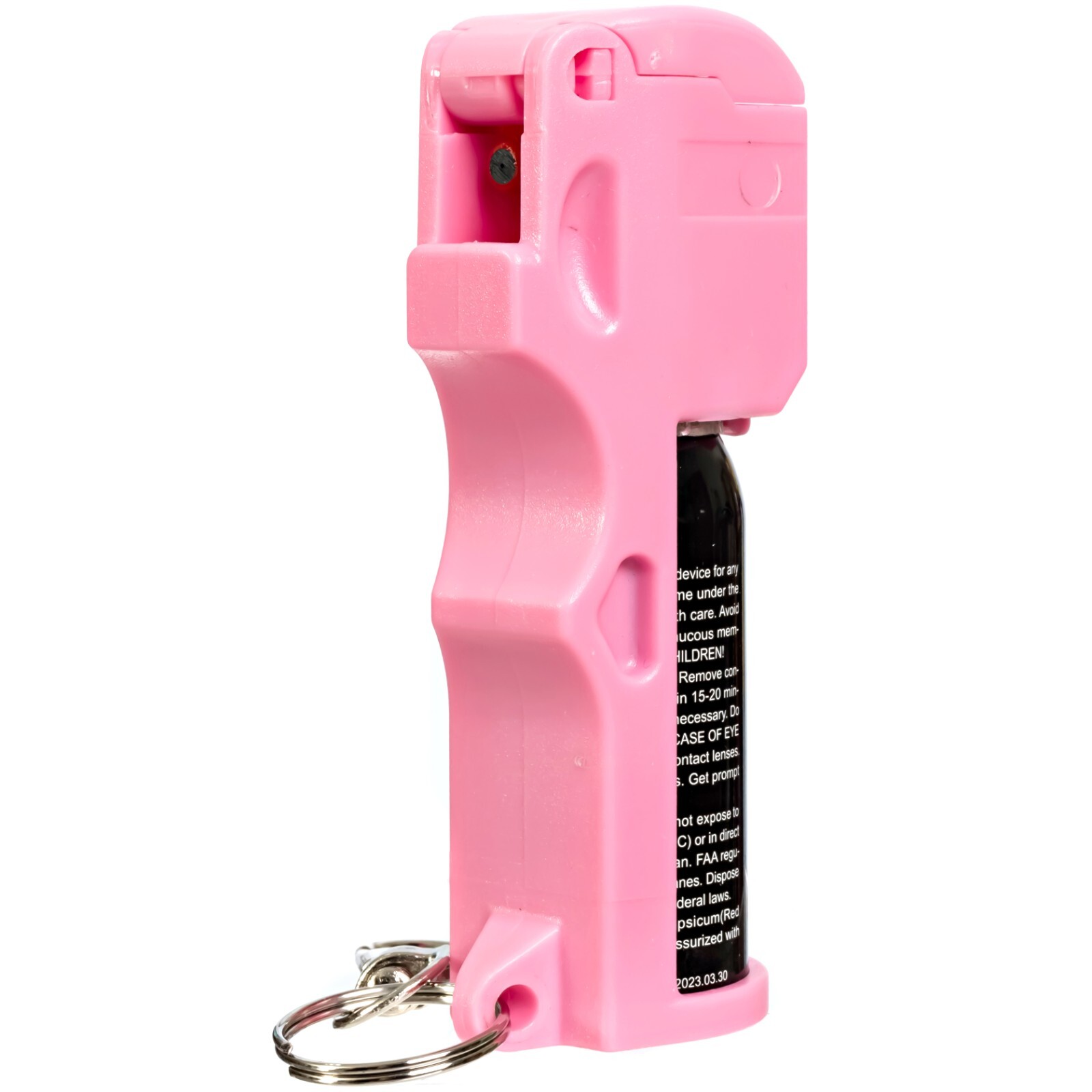 3 Pack Burn Pepper Spray Keychain for Self Defense | Max Strength OC Spray Pink