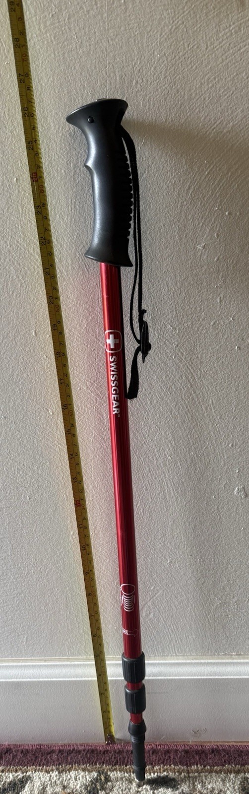 Swissgear Aluminum Extendable/ Collapsible Walking Trekking Pole W/ Compass