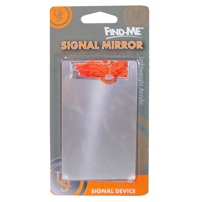 UST Find-Me Signal Mirror, 4.5″ x 2.75″ (20-310-143) with Lanyard, Free Shipping