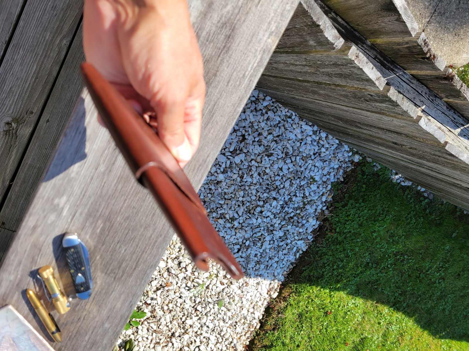 Custom Leather North Brook Iron Field Book Pocket Organizer. EDC.