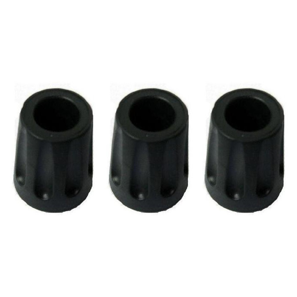 Trekking Pole Tips Replacement Long Lasting Rubber Feet (3pcs) for Hiking Poles