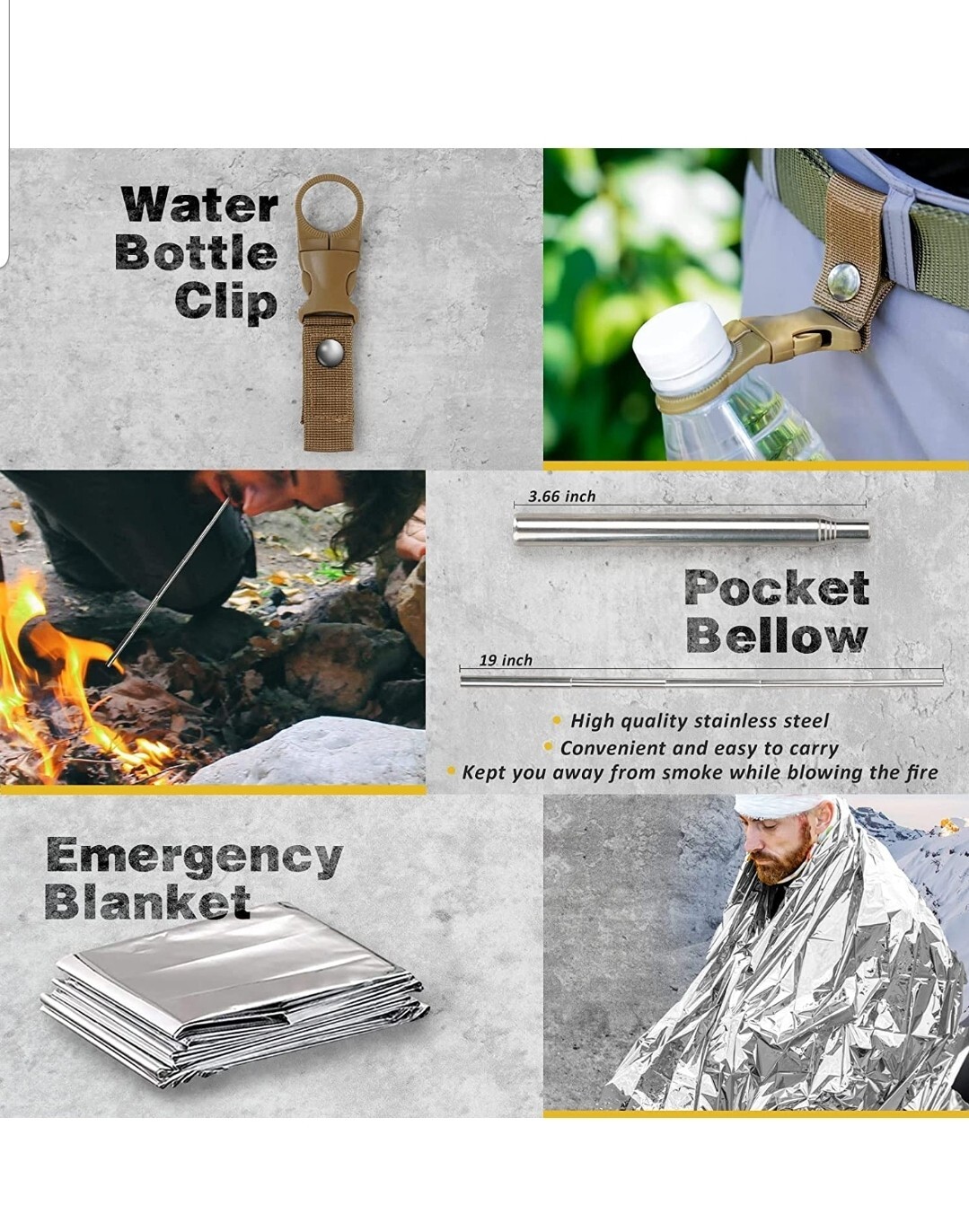 Gifts for Men Dad Husband from Daughter Son Kids, Fathers Day, Survival Gear
