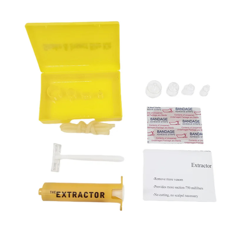 US Venom Extractor & Suction Pump Kit for Snake Bite, & Bee, Wasp Outdoor Insect