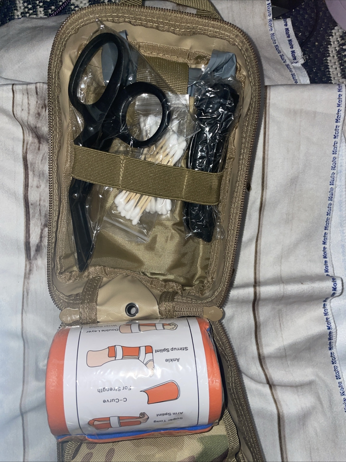 New Camo Trauma First Aid Kit with Survival Gear Outdoor Tactical Gear …