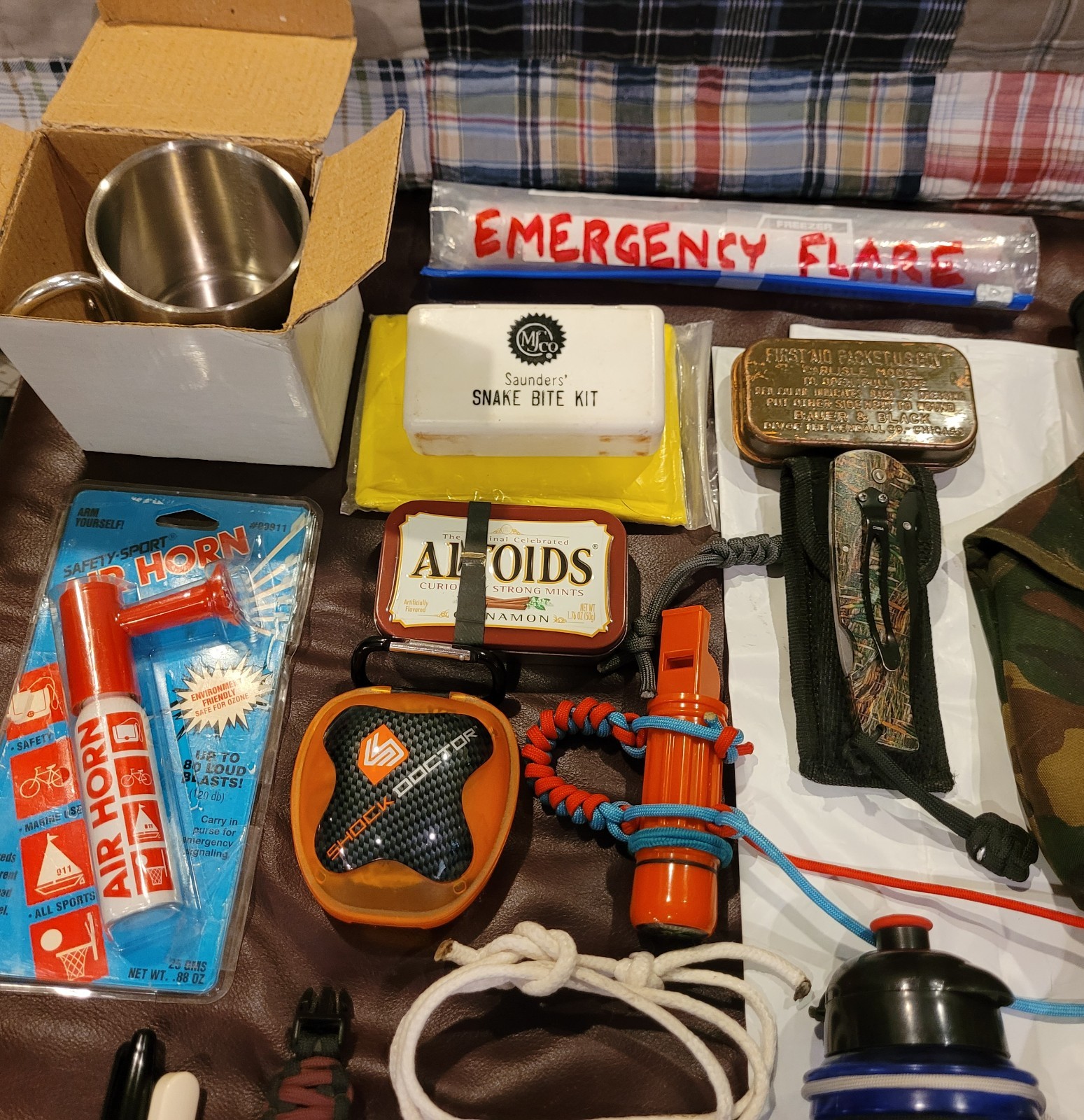 EmergenC Survival BugOutBag (BOB) TAMU corps Patch Lots of Great Tools4Survival