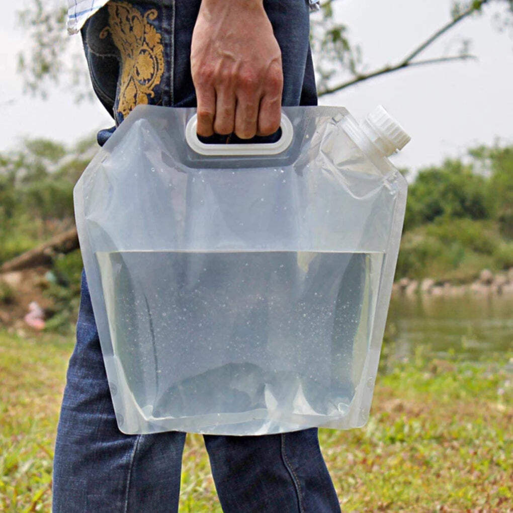 5L Water Bag Folding Portable Sports Storage Container Jug Bottle For Outdoor Tr