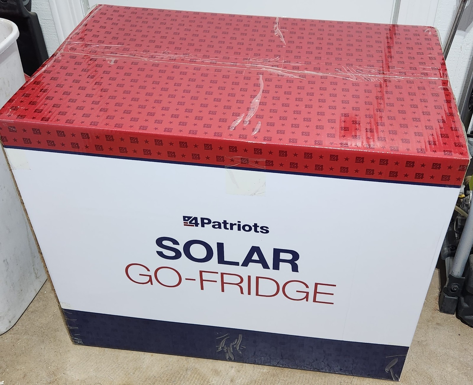 4Patriots Solar Go-Fridge With Extra Rechargeable Battery – PICKUP ONLY!!!