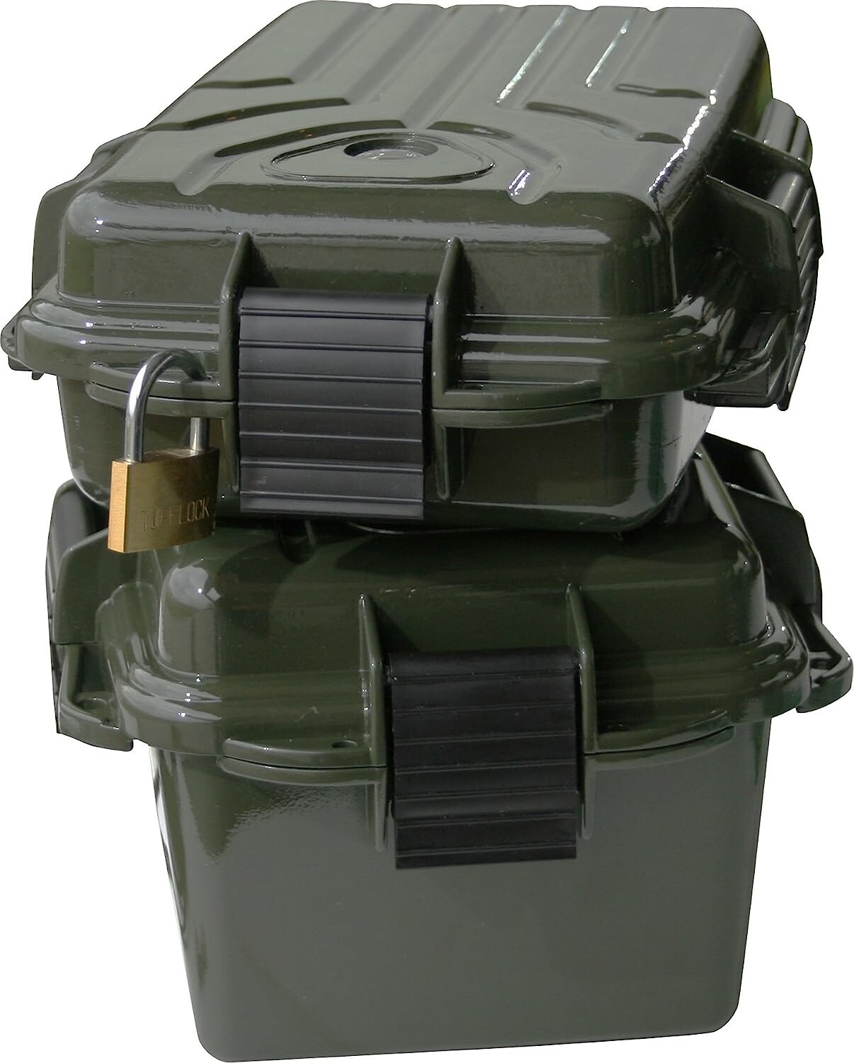 Survivor Dry Box by MTM – Built in Compass and Signalling Mirror – Forest Green