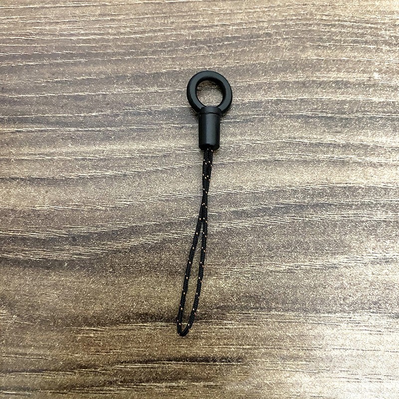 Small Black Rope Buckle DIY Phone Shell Accessories Mobile Lanyard Universal