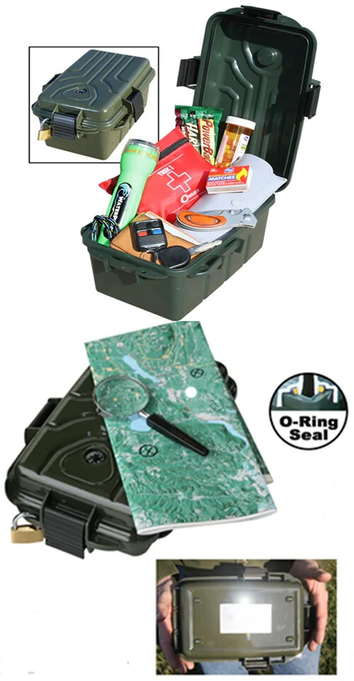 Orange MTM Survivor Dry Box with O-Ring Seal Size Large FREE SHIPPING!