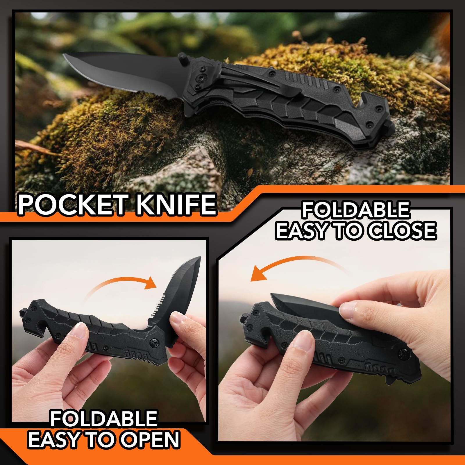 19 in 1 Survival Kit Gifts for Men, Father’ s Day Gifts from Daughter Son, Hu…