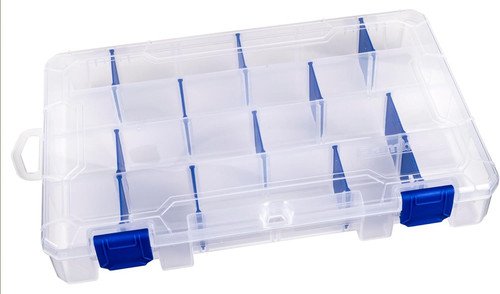 Flambeau Outdoors 4007 Fishing Tackle Box – Includes 12 7.25″, Clear