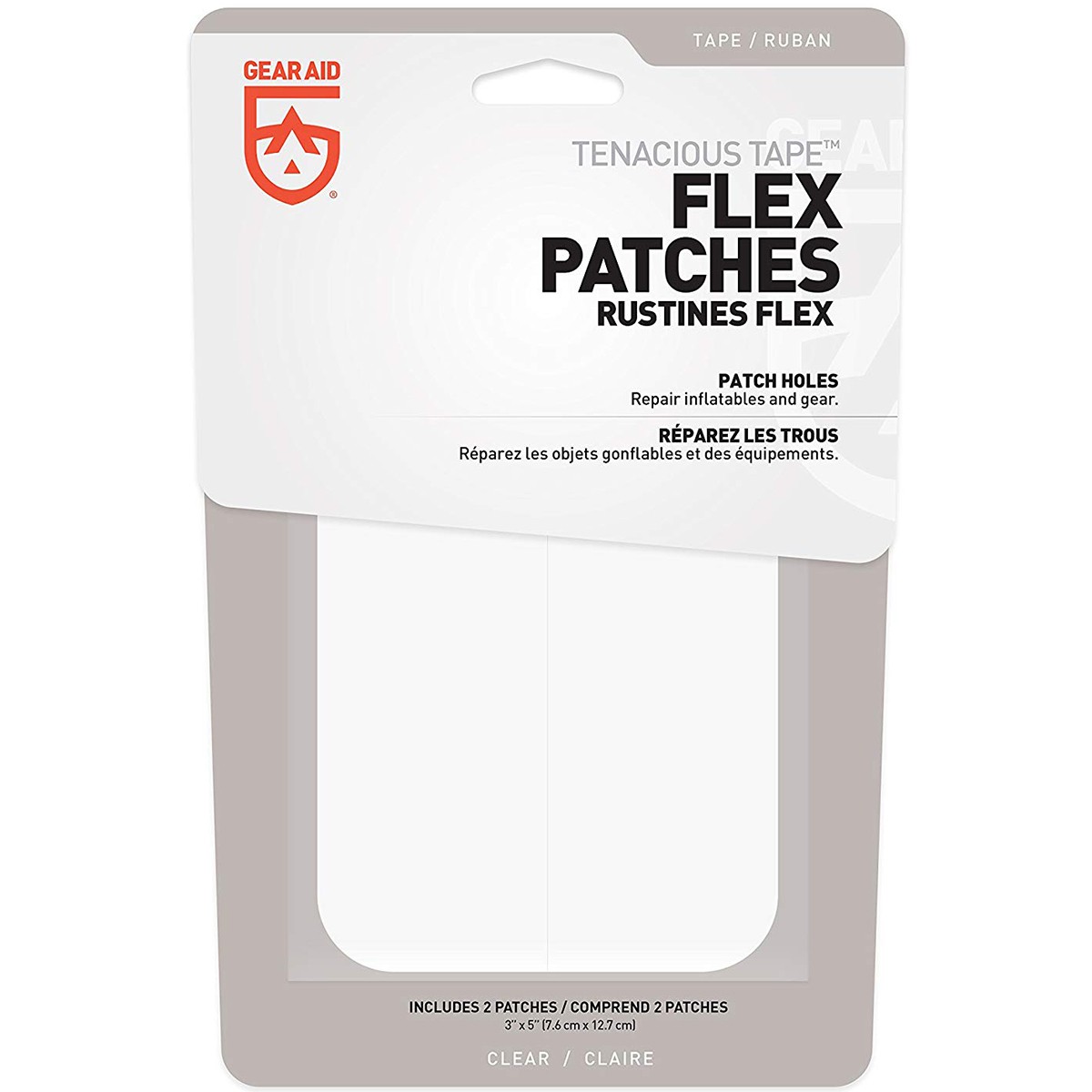 Gear Aid Tenacious Tape 3″ x 5″ No-Sew Peel and Stick Flex Patches